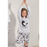 Pigiama bambina caldo cotone Admas 55207 panda