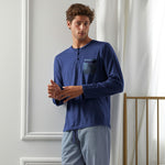 Pigiama uomo Admas 55315 punto milano blu