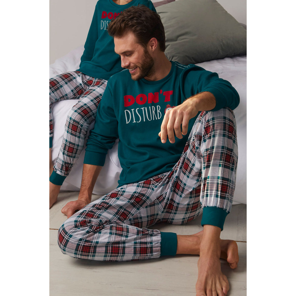 Pigiama uomo Admas 55333 lungo verde