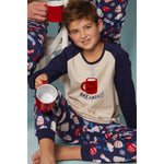 Pigiama bimbo cotone interlock tazza colazione Admas 55337