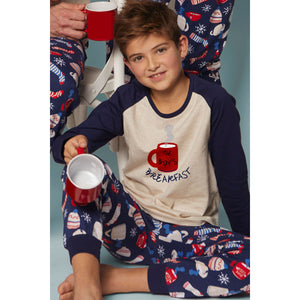 Pigiama bimbo cotone interlock tazza colazione Admas 55337