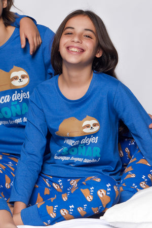 Pigiama bimba caldo cotone Mr. Wonderful 55745 con orso