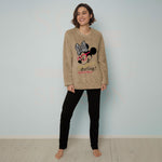 Pigiama donna caldo pile sherpa Disney Minnie 55970