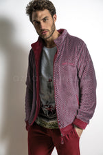 Giacca da uomo invernale con zip Lois 57331 in pile