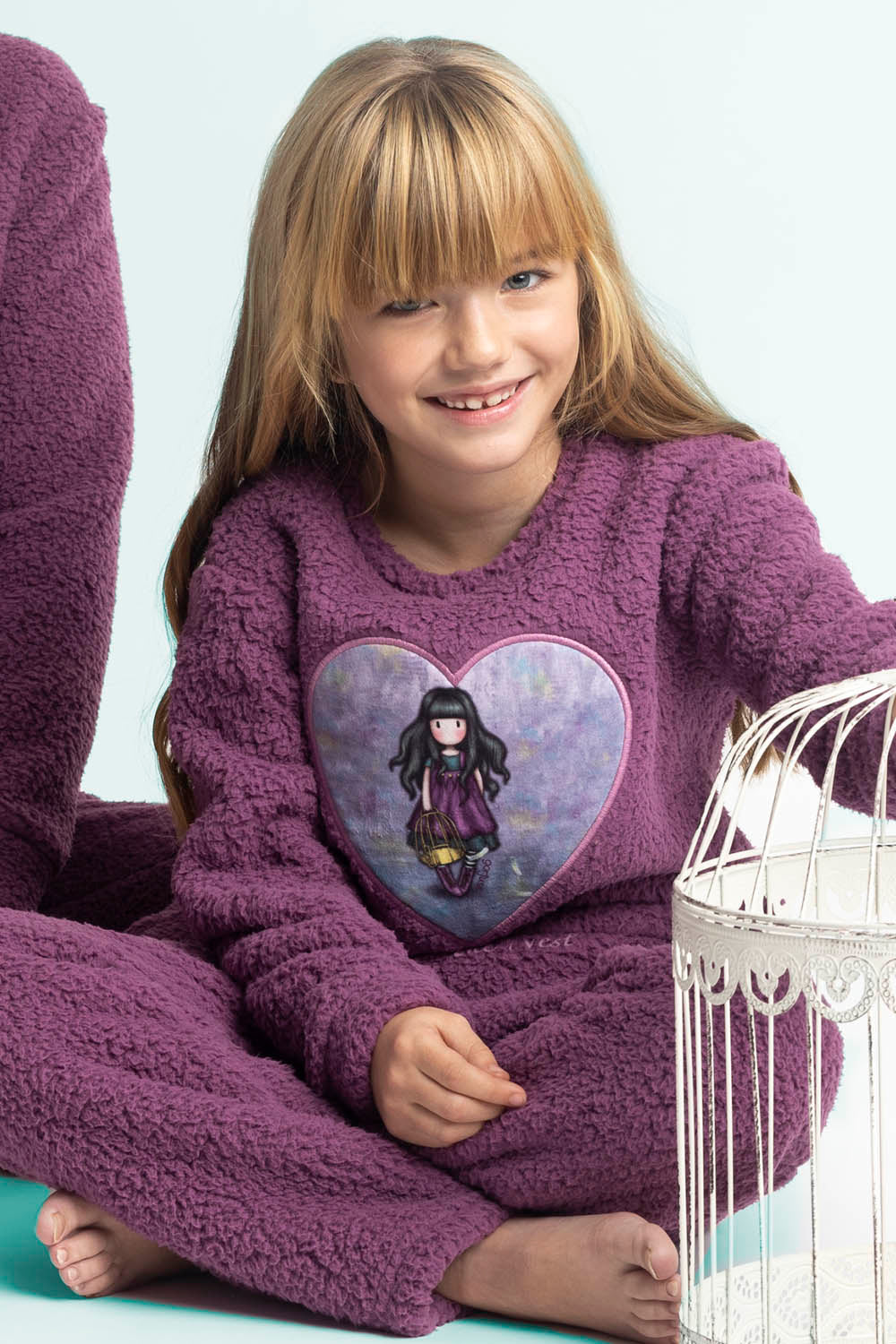 Pigiama bambina Santoro Gorjuss 60838 pile sherpa