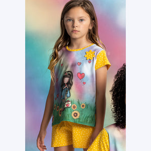 Pigiama bambina Santoro Gorjuss 62400 100% cotone