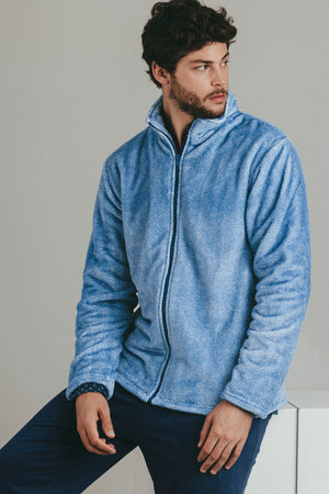 Giacca da camera con zip a collo alto uomo Admas 67053