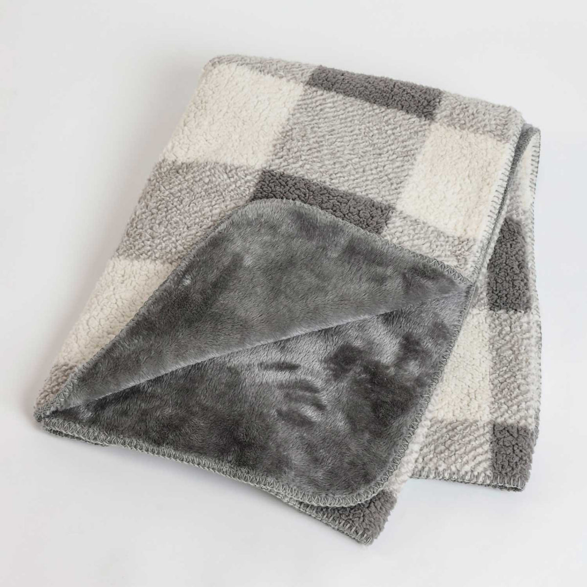 Coperta calda in sherpa double-face Admas 69108