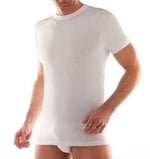 Maglia intima uomo caldo cotone Rossoporpora mezza manica