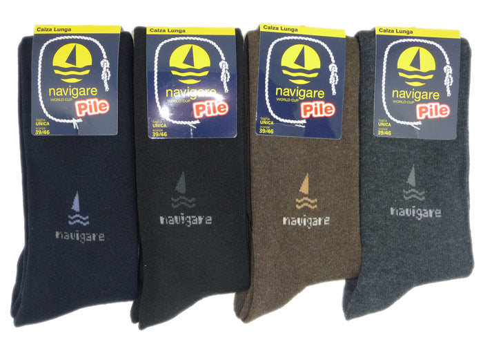 Calze in pile uomo Navigare 4  paia