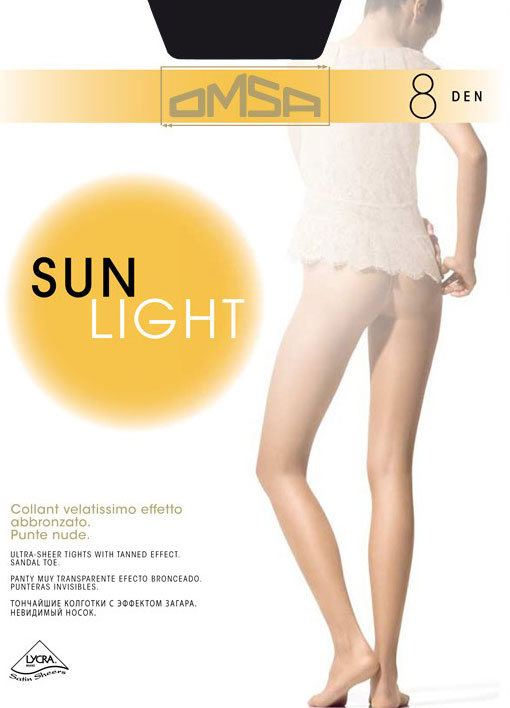 Collant Omsa Sunlight velatissimi 8 denari