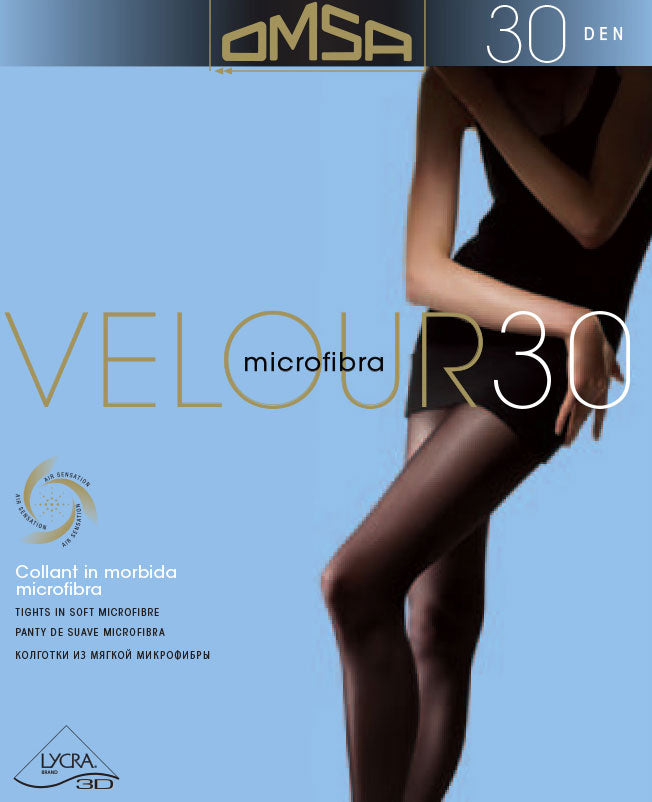 Collant microfibra Omsa velour 30
