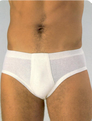 Slip uomo mutande Henri 117 cotone con apertura 6 pezzi