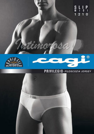Slip Cagi 1210 uomo midi filo di scozia