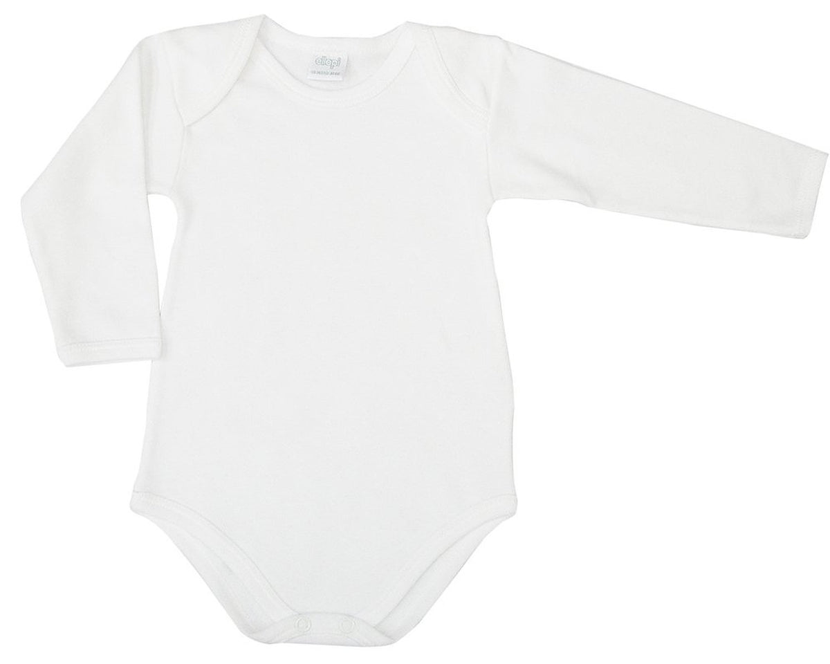 Body neonato bambino ellepi 890 caldo cotone manica lunga 3 pz