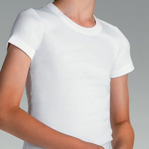 Maglietta intima Brezze bambino caldo cotone manica corta