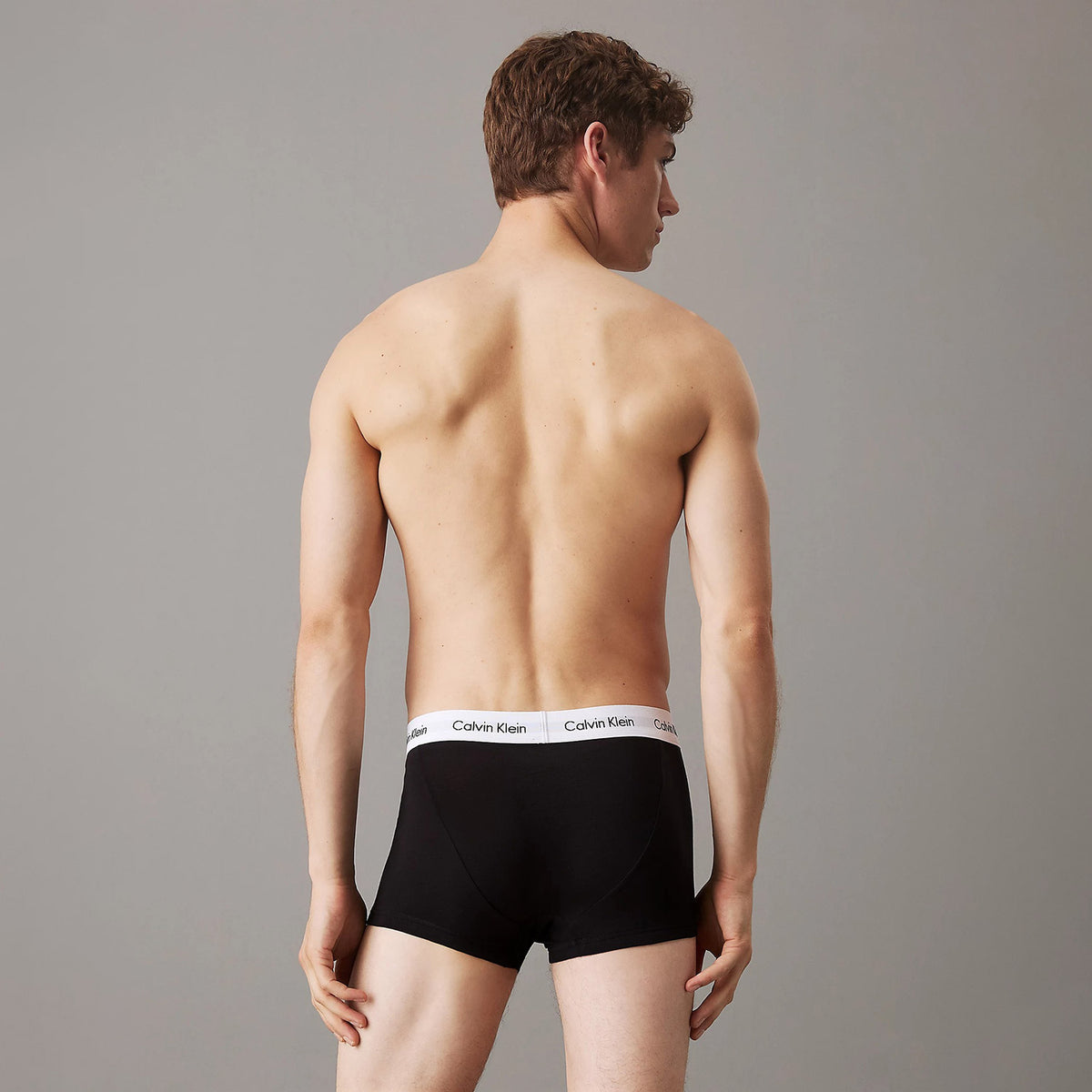 Boxer uomo vita bassa cotton stretch Calvin Klein 00U2664G - Pack da 3