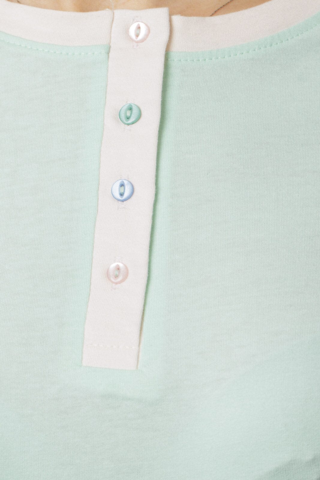 Pigiama donna 100% cotone Cippi 1955-B-S23 rosa menta