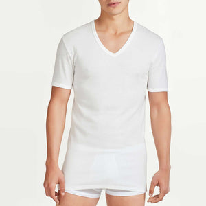 Maglia uomo manica corta cotone e lana Ragno 065458