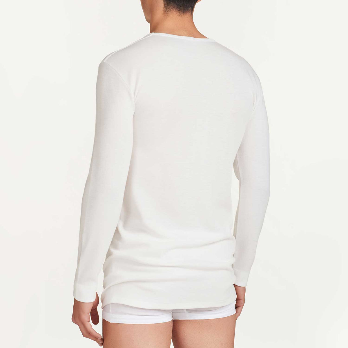 Maglia uomo manica lunga cotone e lana Ragno 065459