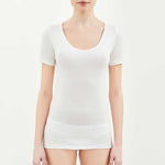 Maglia donna maniche corte cotone e lana Ragno 072457