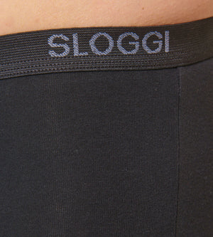 Slip maxi Sloggi uomo basic alti con apertura 2 pezzi