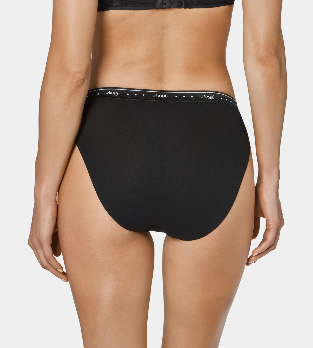 Slip donna Sloggi 100 tai  sgambati cotone 2 pezzi