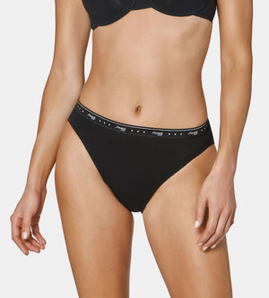 Slip donna Sloggi 100 tai  sgambati cotone 2 pezzi