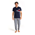 Pigiama Umbro 10182 pantalone lungo manica corta cotone