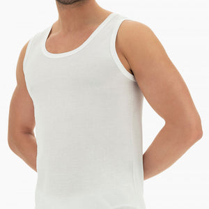 Canottiera uomo Cagi 1111 filo di scozia 