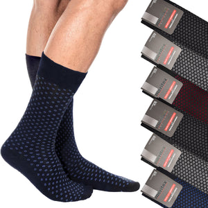 Calze uomo Meritex 1209 circles invernali 6 paia
