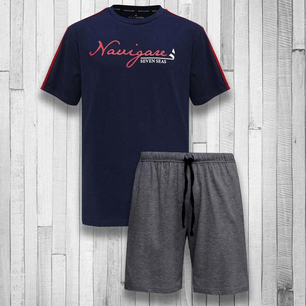 Pigiama uomo estivo t-shirt + pantaloncino Navigare B2141662