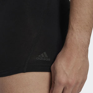 Boxer uomo Adidas Active Flex cotone elasticizzato neri 3pz