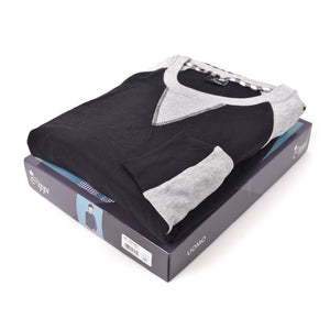 Pigiama uomo Cippi 1607 caldo cotone nero