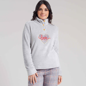 Pigiama donna caldo soffice flannel Irge 1940