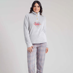 Pigiama donna caldo soffice flannel Irge 1940