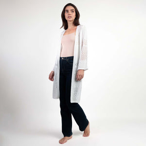 Kimono donna crochet in cotone Admas 19894