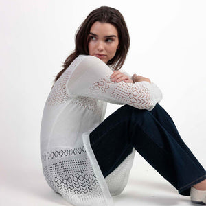 Kimono donna crochet in cotone Admas 19894
