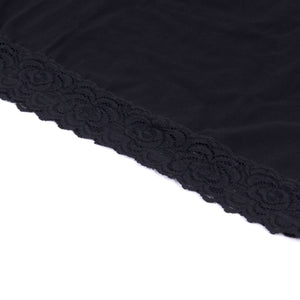 Lupetto Donna Irge IR/MD/47 con pizzo nero caldo cotone