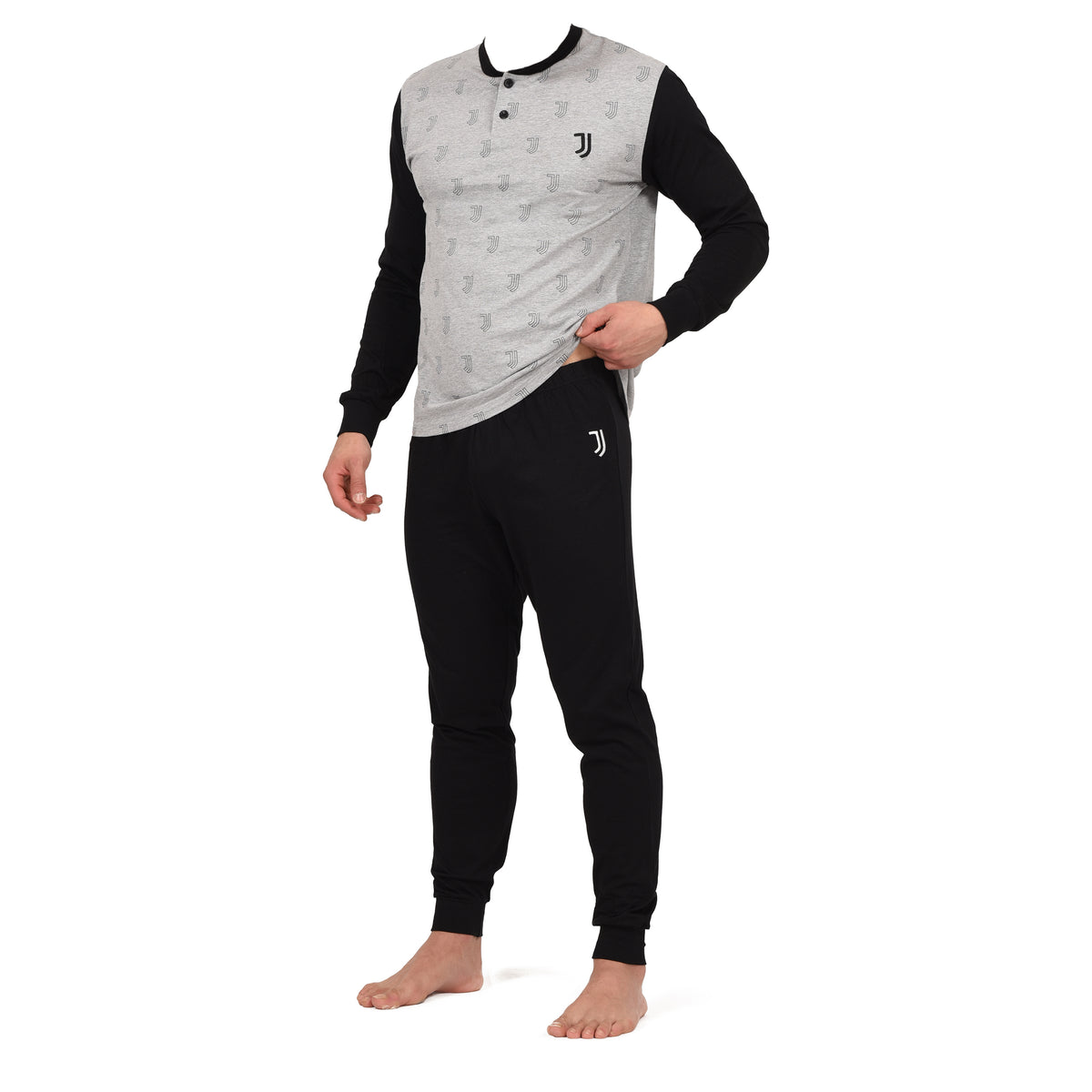 Pigiama bambino Juventus FC in cotone leggero bianconero PIGJ T20 2090