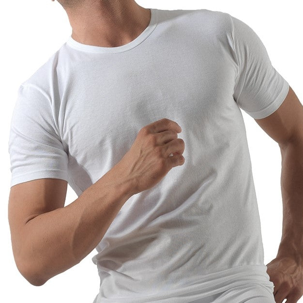Maglia uomo Rossoporpora 2030 mezza manica cotone 3 pezzi