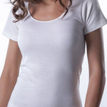 Maglia donna Moretta 2102 mezza manica cotone e misto lana
