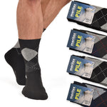 Calze corte invernali Meritex 213 rombi in pile caldo 4 paia