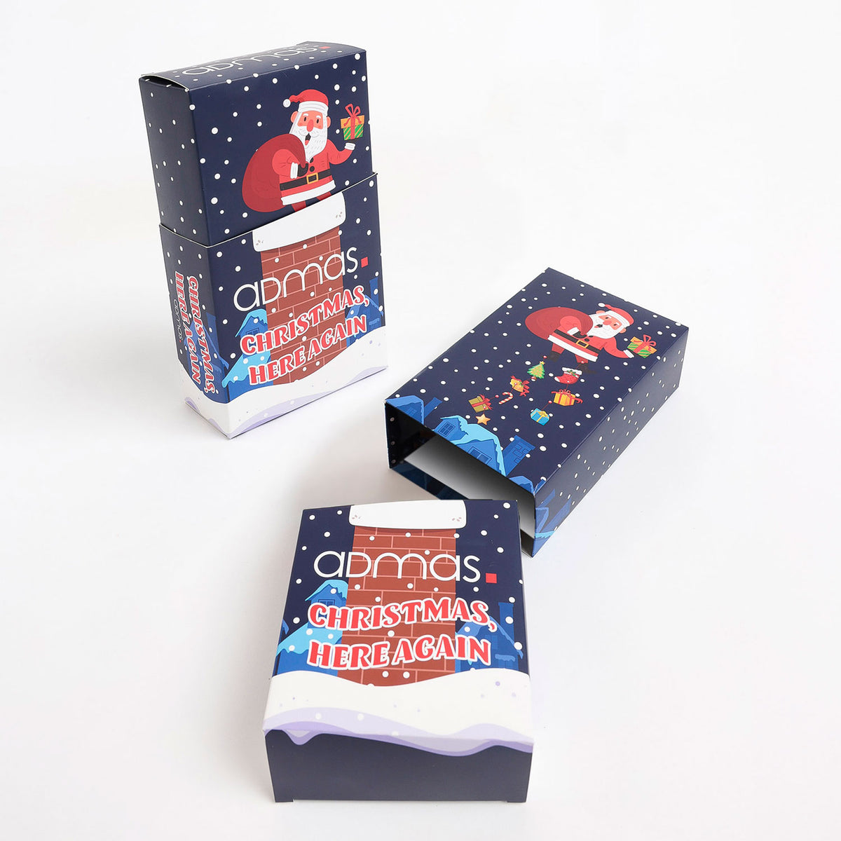Calze corte uomo babbo Natale Admas 21410  2 paia