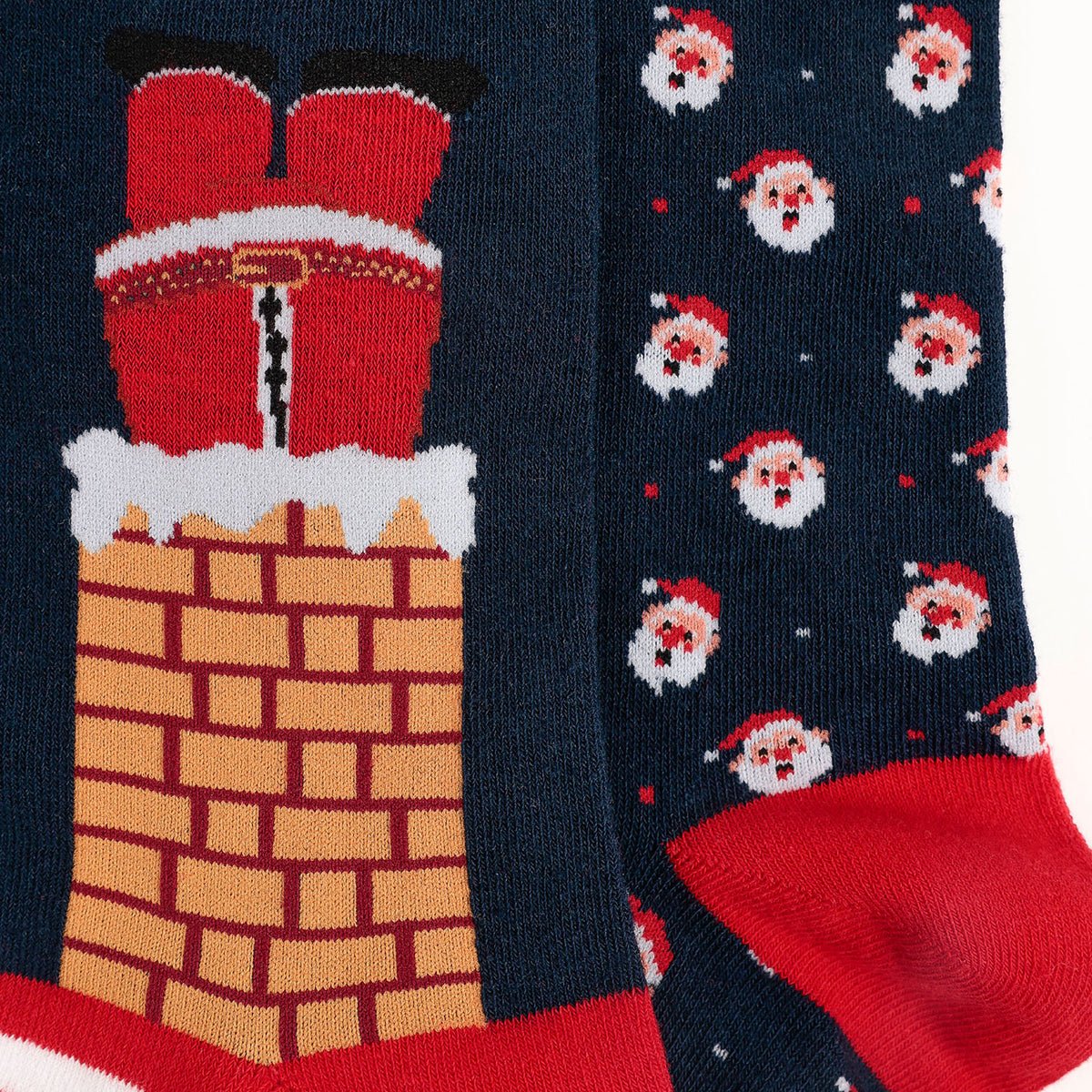 Calze corte uomo babbo Natale Admas 21410  2 paia