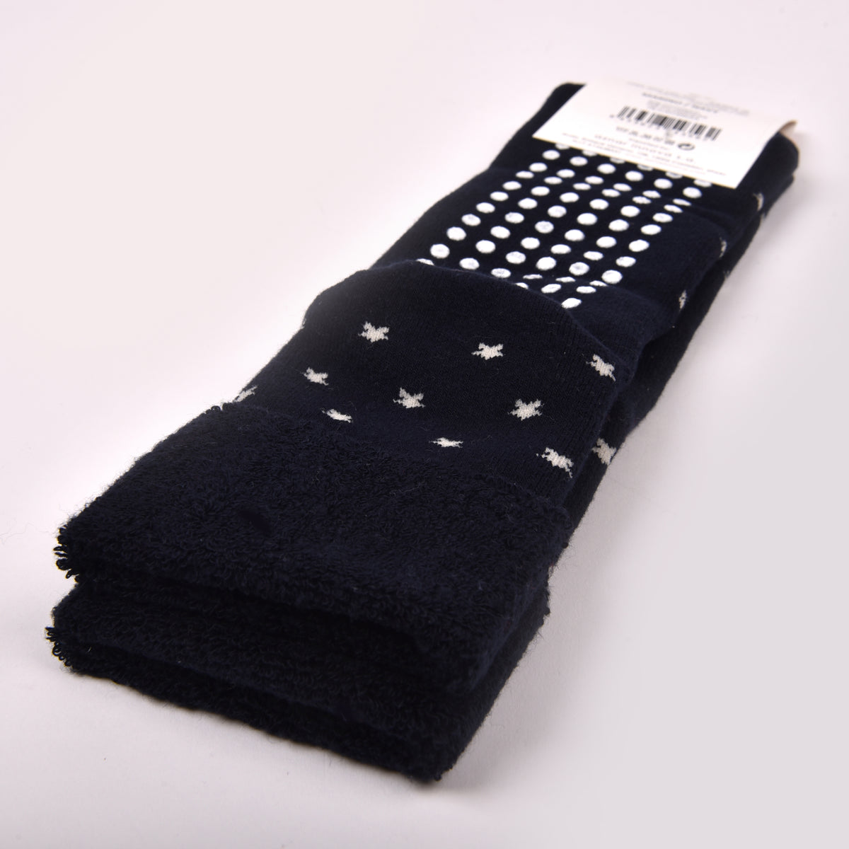 Calze antiscivolo Admas 22201 navy stelline 1 paio