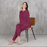 Pigiama donna in Caldo Cotone a tinta unita Cippi 2243
