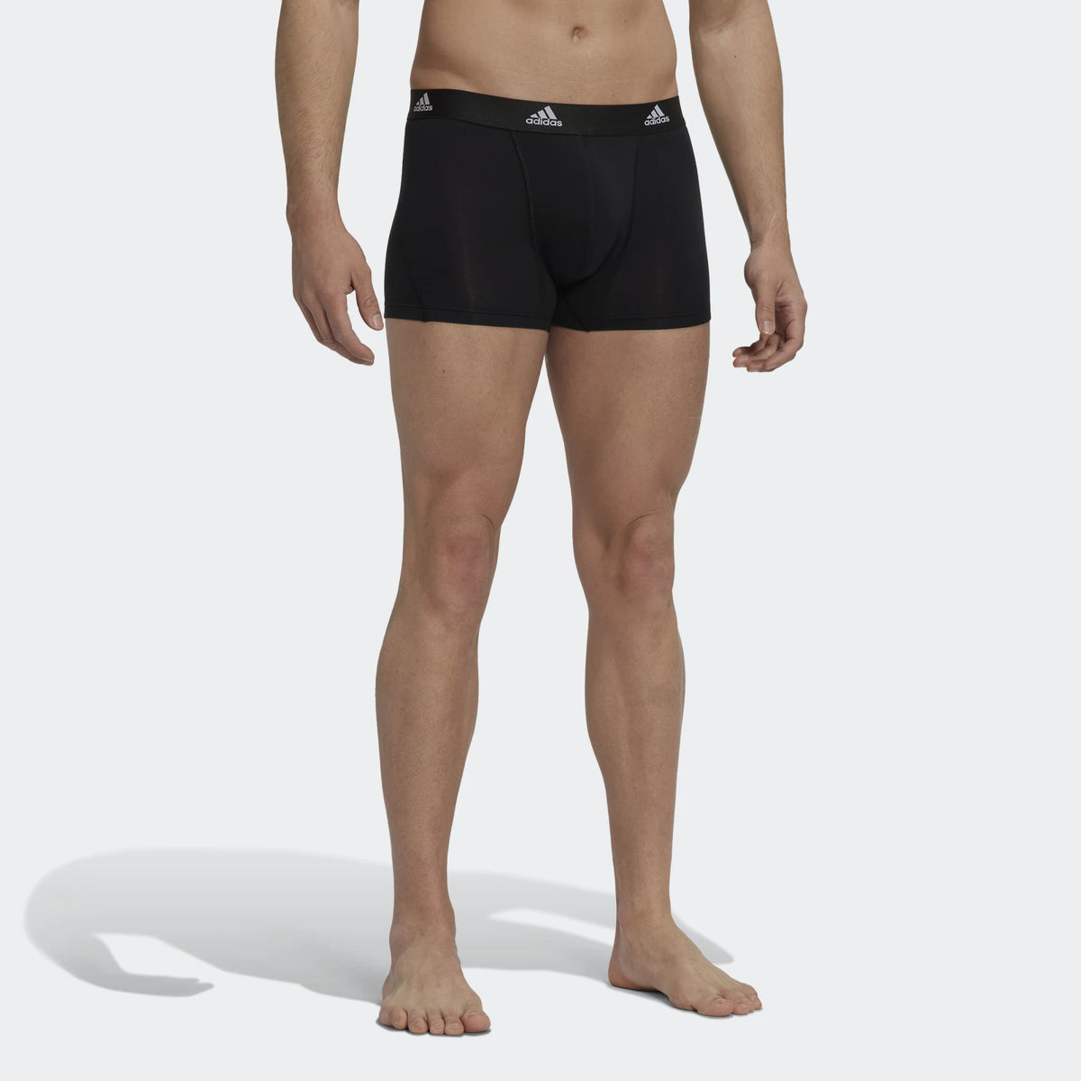Boxer uomo Adidas Active Flex cotone elasticizzato neri 3pz