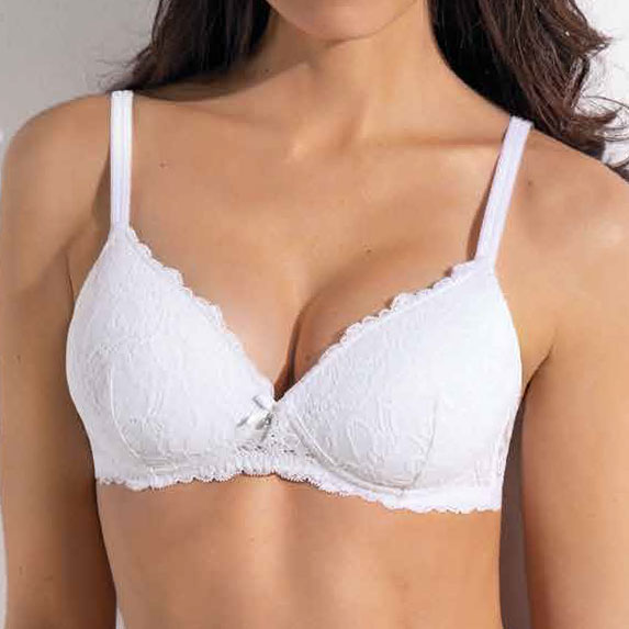 Reggiseno push up Sièlei 2676 senza ferretto in pizzo