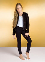 Leggings bambina Jadea 267 moda cotone con strass